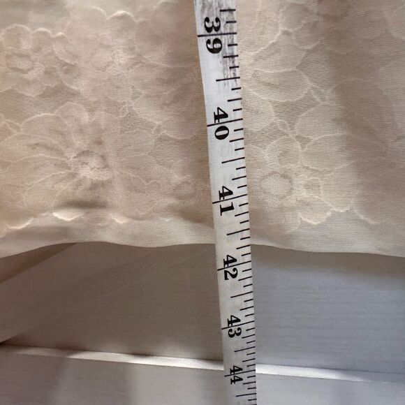 Vintage 50s/60s Vanity Fair Slip Gown Dress Size 38 Large Pinup Glamour Lace - Picture 9 of 11